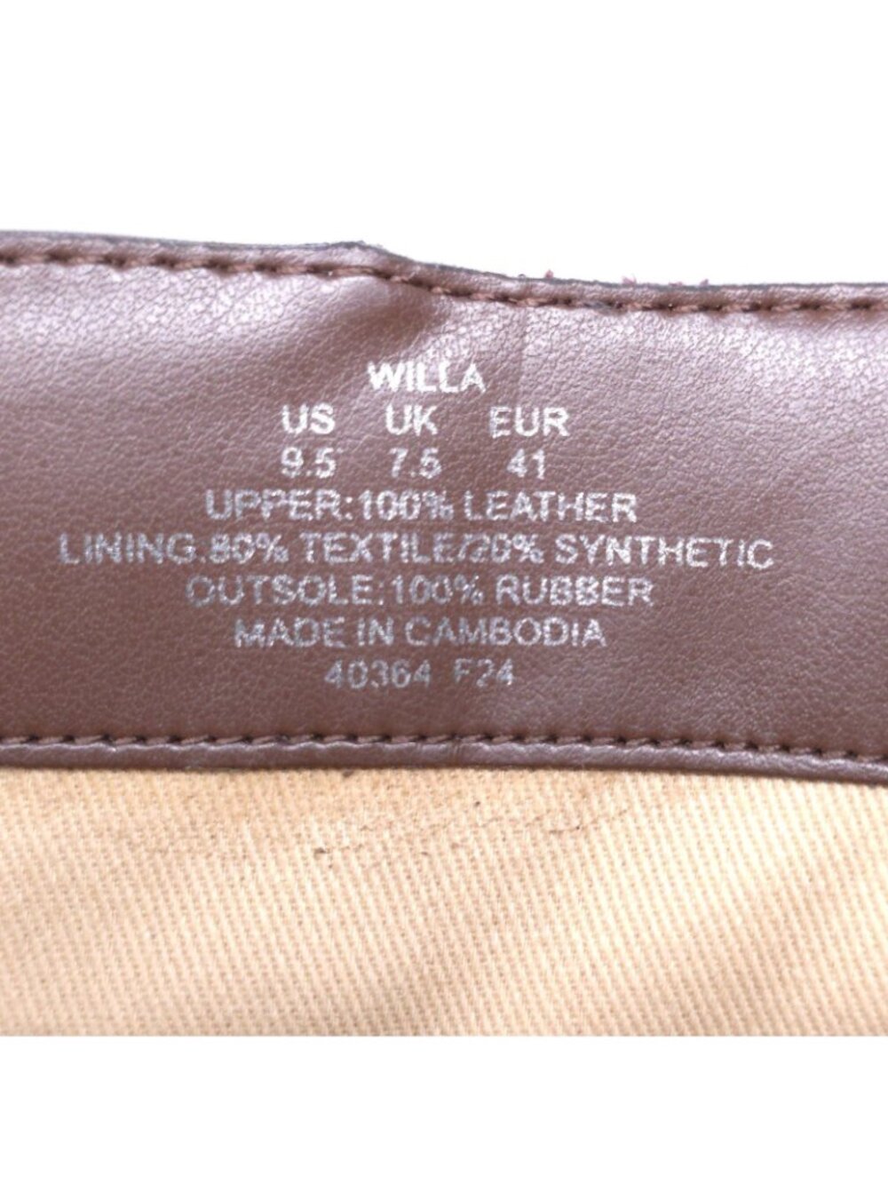 New LAUREN Ralph Lauren Women's Willa Dark Mahogany 9.5 Medium - Picture 9 of 10